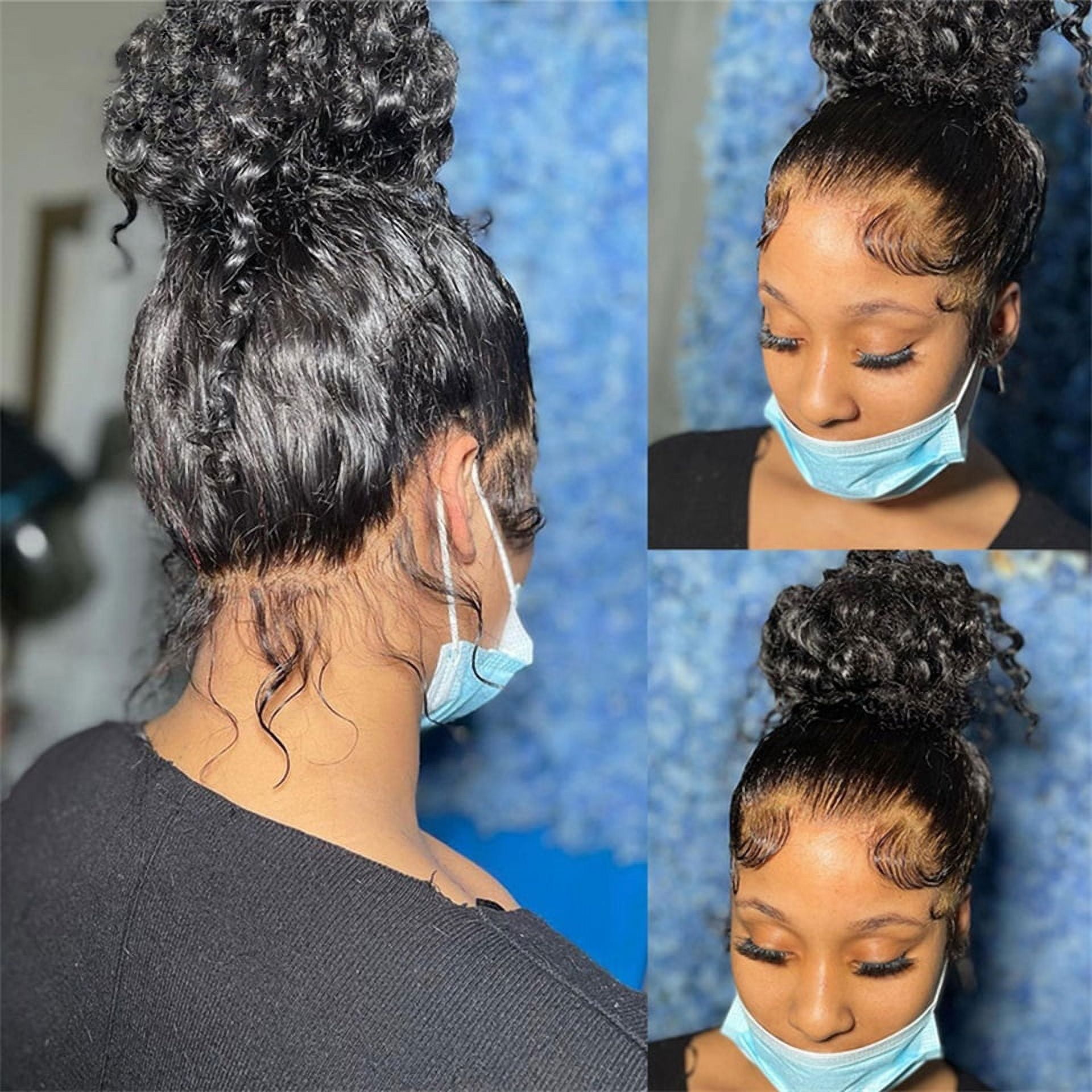 360 Glueless Full Lace Wig Curly Human Hair Wigs 36 Inch 13x6 UTOURS Lace Frontal Wigs For Women Water Wave Transparent