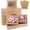 Brown, variant on 20pcs 8x6x2.5inch Brown Bakery Boxes with Window & Stickers, Cookie Boxes for Packaging, Treat Boxes for Cupcakes, Valentine's Day, Mother's Day, Christmas, Holiday Gatherings