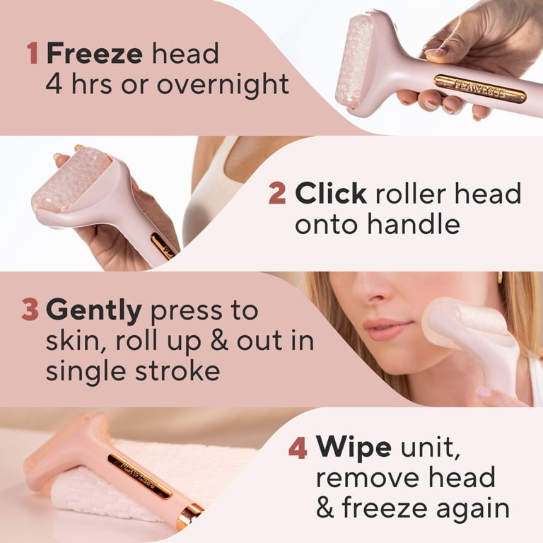 Finishing Touch Flawless Facial Massage Ice Roller - Walmart.com