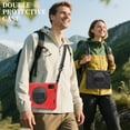 thumbnail image 5 of For Xiaomi Redmi Pad 2 Case 11 inch 2025, 360 Hand Strap, Shoulder Strap, Kickstand, Rugged Drop Protection, Black, 5 of 7