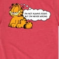 thumbnail image 3 of Garfield - Not Always Right - Toddler And Youth Short Sleeve Graphic T-Shirt, 3 of 5