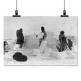 thumbnail image 2 of Print: Building An Eskimo Igloo, 1924, 2 of 4