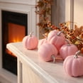 thumbnail image 3 of Artificial Pumpkins, Halloween Party Decor, Fall Halloween Decor, Thanksgiving Decor, 12Pcs Yellow Pumpkin Ornaments for Holiday Tabletops, 3 of 5