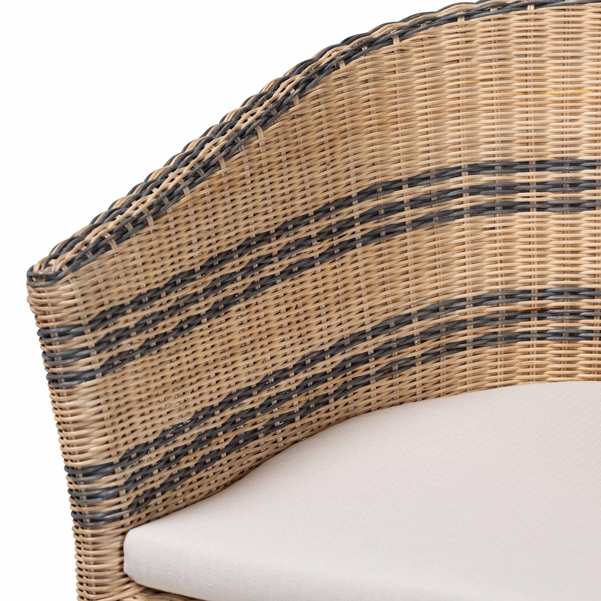 bali & pari Elda Boho Accent Chair, Natural Brown