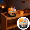 thumbnail image 2 of Clearance! Halloween Scented Candle, Cute Ghost Pumpkin Soy Wax Aromatherapy Candle, Decorative Halloween Candle in Glass Jar for Home Party Table Decor Gift, 2 of 5
