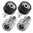 thumbnail image 1 of Youkk 4pieces Universal Compatibility Joint Set For Cleaning Machine Safety Cleaning Machine Water Accessories silvery 14mm 3.4pcs 1Set, 1 of 6