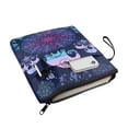 thumbnail image 3 of HELLHERO Book Cover Sleeve Pouch Reusable Zipper Carrying Book Case Decorative Design with Book Storage Bag 8.66 x 11.42, Gradient Elephants, 3 of 8