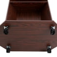 thumbnail image 3 of Wildnix Podium Wood Stand with Large Surface and Open Compartments, Sturdy Construction, Easy to Move, Fix, and Clean for Presentations, 3 of 6