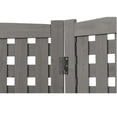 thumbnail image 7 of Funnil Wood Outdoor Air Conditioner Fence Screen 32" W x 38" H, 3 Panel Outside Privacy Fence, Gray, 7 of 7