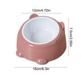 thumbnail image 2 of WEGFTDUOP Cats Food Bowl Large Capacity Pet Food Bowl Cute Drinking Bowl For Cats To Protects The Neck, 2 of 6