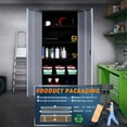 thumbnail image 6 of STANI Metal Garage Storage Cabinet with 2 Doors and 5 Adjustable Shelves - 71" Steel Lockable File Cabinet,Locking Tool Cabinets for Office,Home,Garage,Gym,School (Gray Black), 6 of 6