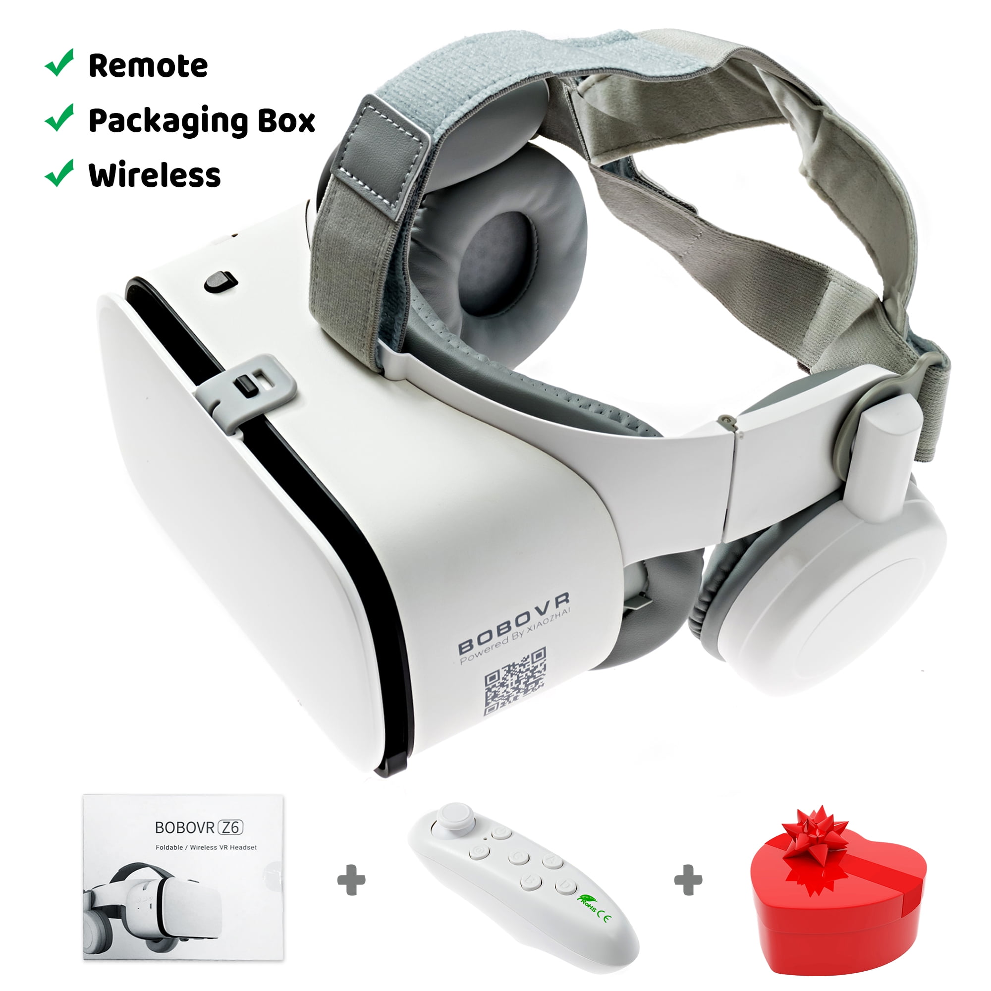 3D Glasses Video Headset VR Virtual Reality For SAMSUNG iPhone Smartphones 