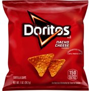 Pack of 2 Doritos Nacho Cheese Flavored Tortilla Chips, 1 oz (Package May Vary)