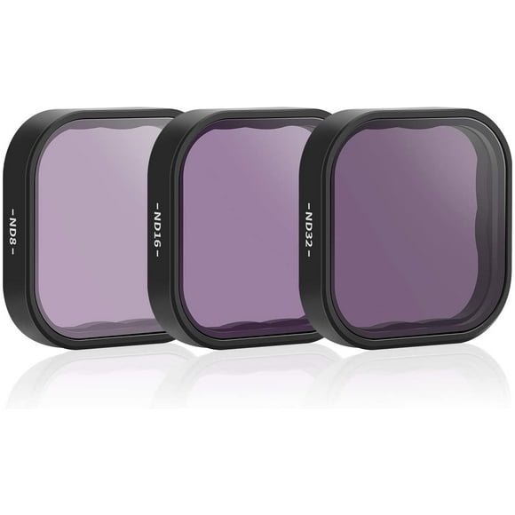 AFAITH ND Filter for GoPro Hero 9 Black, 3 Pack ND Lens Protector Kit Set (ND8 ND16 ND32) Neutral Density Filter