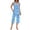 Sky Blue, variant on Huaizzzy Women Soft Sleeveless Tank Top and Capri Pants with Pocket Loungewear Sets Pajamas Sets Juniors Pajama Set Pajamas Tops for Women Womens Pajamas Pajama Set Petite Women Women Sleepwear Tall