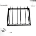 thumbnail image 6 of Colourtree Wine Glasses Rack Under Cabinet Stemware, Hanger Wire Wine Glass Holder Storage, 6 of 7