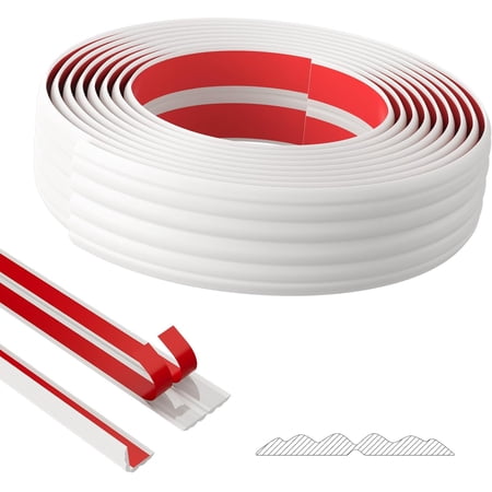 Wall Corner Protector Trim, 40 Feet Flexible Inside & Outside Corner Guard Trim, Peel and Stick Corner Molding, Self-Adhesive Strip for Wall Edge, Ceiling, Door Frames, Countertop