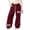 Wine, variant on FASHOFT Girl's Bowknot Baggy Sweatpants Cute Bow Straight Leg Joggers With Pockets Casual Sweat Pants For Teen Girls Wine