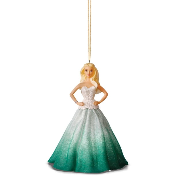 Hallmark Keepsake Holiday Barbie Ornaments - Green Dress - Walmart.com - Walmart.com