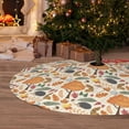 thumbnail image 6 of Lsque Autumn With Hedgehog Print Christmas Tree Skirt, Tree Skirt with Ties or Velcro, Perfect for Holiday Decorations, Halloween, and New Year-36", 6 of 7