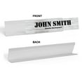 thumbnail image 2 of Printtoo Personalized Desk Name Plate Pretty Wood Texture Custom Acrylic Office Desk Name Plate Accessory 2x10 Inches, 2 of 5