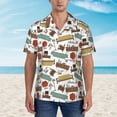 thumbnail image 4 of Daiia Art Of Living Hawaiian Shirt for Men Gentle Cotton Regular Short Sleeve Casual-X-Large, 4 of 9
