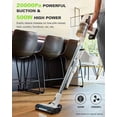 thumbnail image 5 of Greenworks 24V Cordless Battery White Deluxe Stick Vacuum with (2)4.0 Ah USB-C Battery & 30-Minute Super Charger, 5 of 8
