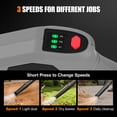 thumbnail image 3 of UNTIMATY 190 MPH 500 CFM 21V Battery Powered Handheld Leaf Blower and Vacuum 3-in-1 Cordless Leaf Blower with 2 x 4.0Ah Batteries and Charger, 3 of 13