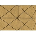 thumbnail image 1 of Ahgly Company Indoor Rectangle Solid Brown Modern Area Rugs, 6' x 9', 1 of 4