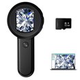 thumbnail image 1 of Lupa 50X Mano Con Portátil Recargable 8 Luces LED, 1 of 9