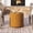 Natural, variant on 19.29"H Round Outdoor Indoor Side Table, Modern Wood Grain Patio Garden Stool, Sturdy MGO (Magnesium Oxide) Waterproof, No-Assembly Table for Patio, Garden, Backyard, Living Room (Wood Color)