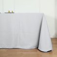 thumbnail image 4 of BalsaCircle 10 Pieces 90" x 156" Silver Rectangle Polyester Tablecloths Table Cover Linens, 4 of 8