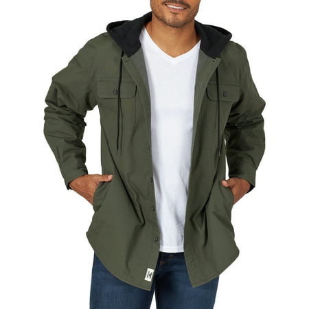 Wrangler - Wrangler Men's Fleece Lined Shirt Jacket - Walmart.com ...