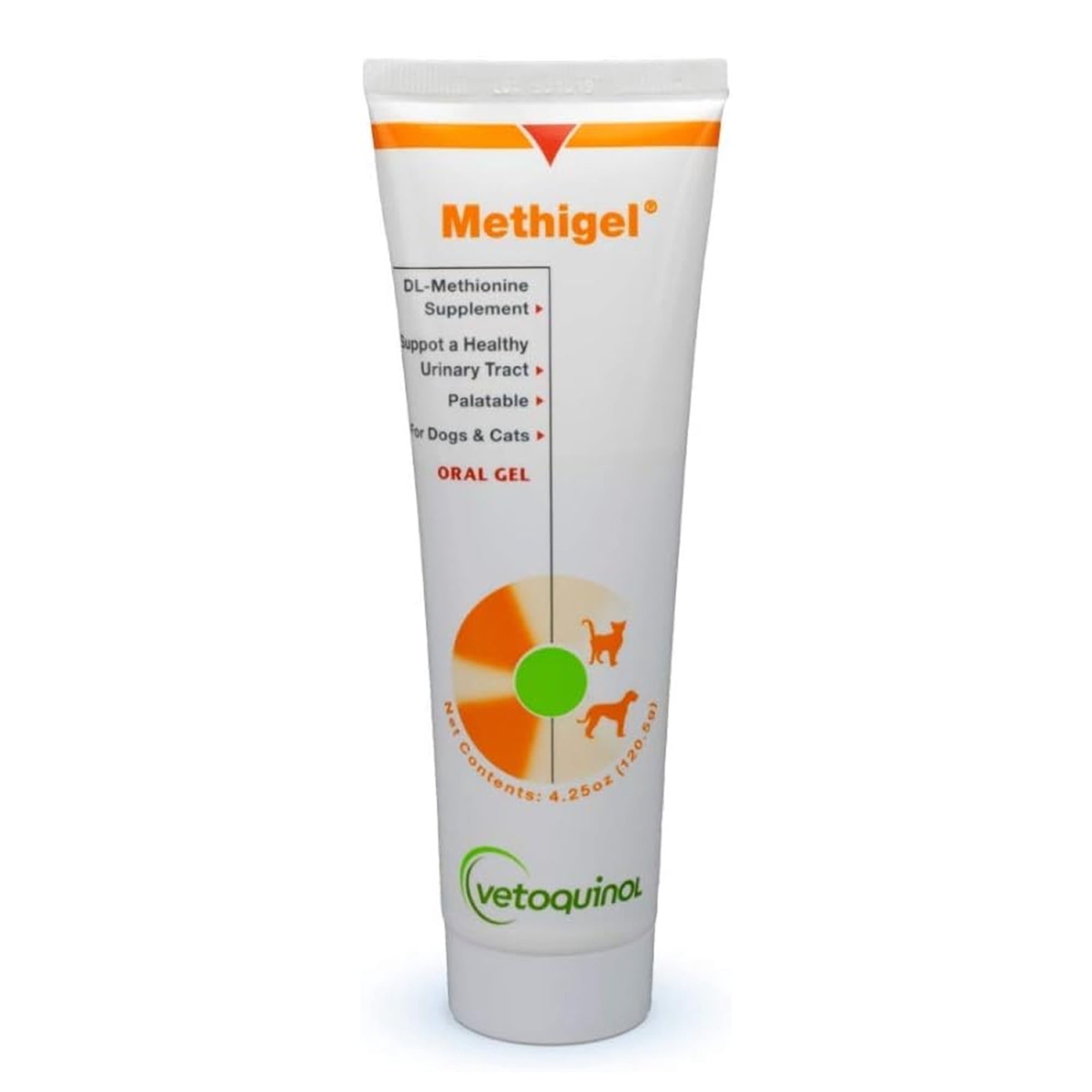 Vetoquinol Methigel Urinary Acidifier to Promote Urinary and Bladder Health for Dogs & Cats