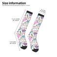 thumbnail image 5 of Balery Summer With Flamingo Fun Novelty Socks Men'S Women'S Crew Socks Funny Crazy Novelty Socks Quirky And Cool Socks, 5 of 9