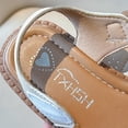 thumbnail image 6 of Eltusu Girls Sandals, Soft Sole Open Toe Breathable No Slip Summer Shoes White Size 2 T, 6 of 7