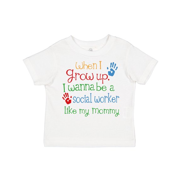 Inktastic Social Worker like Mommy Boys or Girls Toddler T-Shirt