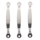 thumbnail image 1 of 1 Juego de 3 manijas para tablas de cortar de acero inoxidable HOMEMAXS 11430642-MX, 1 of 6