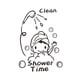 thumbnail image 4 of Calcomanía de Baño, Accesorios Adhesivos, Decoración de Fondo, Letrero para Puerta de Baño, 4 of 9