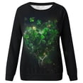 thumbnail image 4 of St Patricks Day Sweatshirts, Long Sleeve Crewneck Sweatshirt for Women, Ladies Loose Casual St. Patrick's Day Printed Sweatshirts Long Sleeved Round Neck Hooded Sweatshirt, 4 of 5