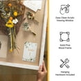 thumbnail image 5 of HBCY Creations 18x24 Whitewash Wood Shadow Box Display Case - Solid Wood with Acrylic Window - Security Latch - For Mementos and Keepsakes, 5 of 9