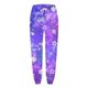 thumbnail image 1 of Pantalones jogger mujer Gibobby estampados con cordón de cintura alta morado L, 1 of 4