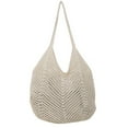 thumbnail image 1 of Bolso Mano Tejido Hobo Estético para Mujer Exterior Femenino Gran Capacidad, 1 of 9