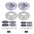 thumbnail image 2 of PowerStop Front and Rear Geomet Coated Brake Rotor and Pad Kit Fits: KIA Select Models CRK5909, 2 of 5