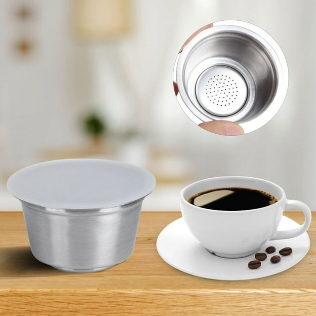 Stainless Steel Reusable Coffee Capsule Cup with High Filtering Accuracy Suitable for Coffee Maker