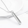 thumbnail image 5 of Segolike Stainless Steel Cylinder Memorial Jewelry For Necklace With Chain 20", 5 of 8