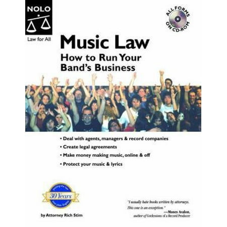 Pre-Owned Music Law: How to Run Your Band's Business "With CD" (Paperback 9781413300857) by Richard Stim