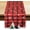 Red Plaid, variant on Christmas Trees Merry Xmas Table Runner, 72 Inches Plaid Long Seasonal Winter Holiday Farmhouse Style Table Decoration Festival Decor Accessory, Xmas Light