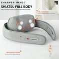 thumbnail image 3 of Sharper Image® Shiatsu Full Body Multifunction Cordless Massager for Neck and Back, Relaxation and Calming Sensation, 3 of 12