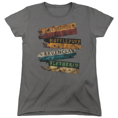 Harry Potter - Burnt Banners - Women's Short Sleeve Shirt - Medium